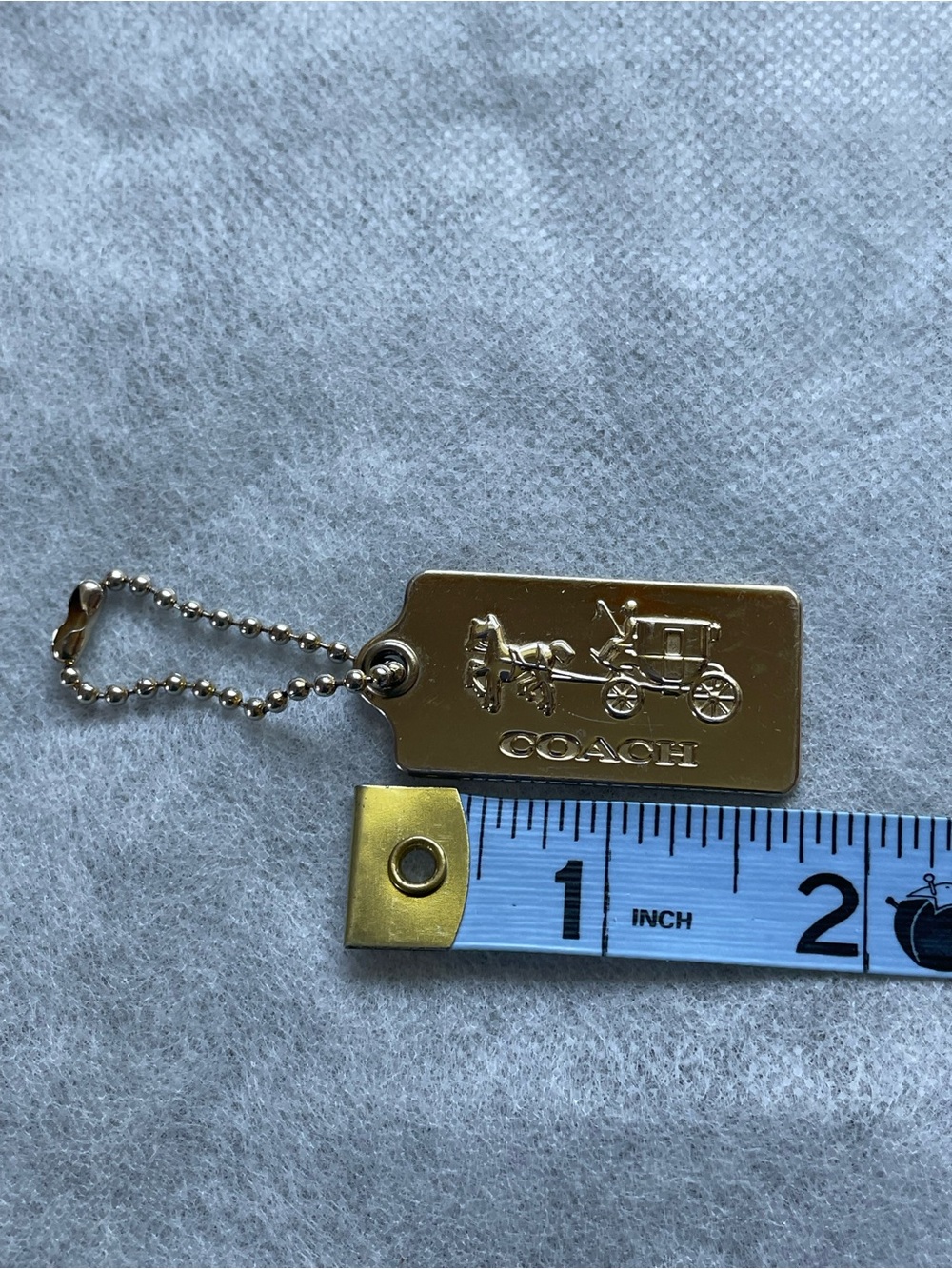 Coach GUC 2012 Metal Hangtag Horse & Carriage Key Fob - Picture 5 of 5